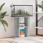 Concrete gray engineered wood aquarium support 60x30x60cm by vidaXL, Aquarium supports - Ref: Foro24-833571, Price: 40,95 €, ...