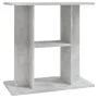Concrete gray engineered wood aquarium support 60x30x60cm by vidaXL, Aquarium supports - Ref: Foro24-833571, Price: 39,54 €, ...