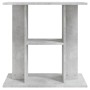 Concrete gray engineered wood aquarium support 60x30x60cm by vidaXL, Aquarium supports - Ref: Foro24-833571, Price: 40,95 €, ...