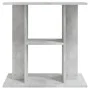 Concrete gray engineered wood aquarium support 60x30x60cm by vidaXL, Aquarium supports - Ref: Foro24-833571, Price: 39,54 €, ...