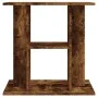 Aquarium stand made of smoked oak engineered wood, 60x30x60cm. by vidaXL, Aquarium supports - Ref: Foro24-833572, Price: 41,8...