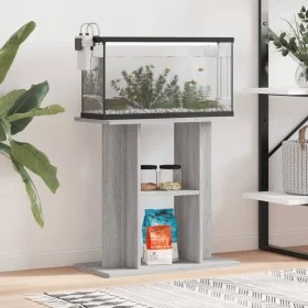 Sonoma gray engineered wood aquarium support 60x30x60 cm by vidaXL, Aquarium supports - Ref: Foro24-833573, Price: 39,89 €, D...
