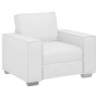 Sillón sofá con cojín Blanco 99 x 78 x 84 cm Cuero artificial