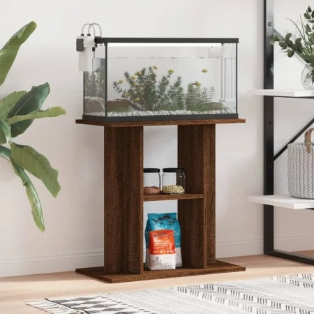 Engineered wood aquarium support brown oak 60x30x60 cm by vidaXL, Aquarium supports - Ref: Foro24-833574, Price: 39,75 €, Dis...