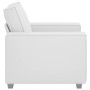 Sillón sofá con cojín Blanco 99 x 78 x 84 cm Cuero artificial