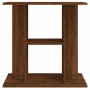 Aquariumhalterung aus Holzwerkstoff, braune Eiche, 60 x 30 x 60 cm von vidaXL, Aquarium unterstützt - Ref: Foro24-833574, Pre...