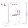 Engineered wood aquarium support brown oak 60x30x60 cm by vidaXL, Aquarium supports - Ref: Foro24-833574, Price: 39,75 €, Dis...