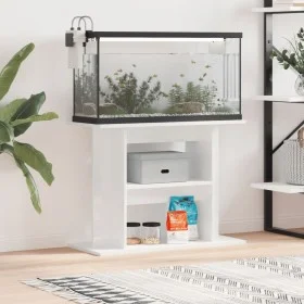 Soporte para acuario madera de ingeniería blanco 80x35x60 cm by vidaXL, Aquarium supports - Ref: Foro24-833577, Price: 53,55 ...