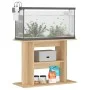 Engineered wood aquarium support Sonoma oak 80x35x60 cm by vidaXL, Aquarium supports - Ref: Foro24-833578, Price: 53,68 €, Di...