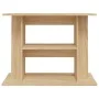 Engineered wood aquarium support Sonoma oak 80x35x60 cm by vidaXL, Aquarium supports - Ref: Foro24-833578, Price: 53,68 €, Di...