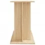 Engineered wood aquarium support Sonoma oak 80x35x60 cm by vidaXL, Aquarium supports - Ref: Foro24-833578, Price: 53,68 €, Di...