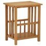 Mesa revistero madera maciza de roble 45x35x55 cm