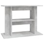 Grauer Holzwerkstoff Aquarienhalter Beton 80x35x60cm von vidaXL, Aquarium unterstützt - Ref: Foro24-833579, Preis: 58,72 €, R...