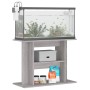 Grauer Holzwerkstoff Aquarienhalter Beton 80x35x60cm von vidaXL, Aquarium unterstützt - Ref: Foro24-833579, Preis: 58,72 €, R...