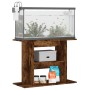 Engineered wood aquarium support smoked oak 80x35x60cm by vidaXL, Aquarium supports - Ref: Foro24-833580, Price: 61,00 €, Dis...