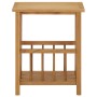 Mesa revistero madera maciza de roble 45x35x55 cm