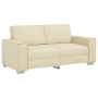 Sillón sofá con cojín Crema 180 x 78 x 84 cm Cuero artificial
