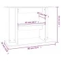 Soporte para acuario madera ingeniería roble ahumado 80x35x60cm de vidaXL, Soportes para acuarios - Ref: Foro24-833580, Preci...