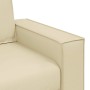 Sillón sofá con cojín Crema 180 x 78 x 84 cm Cuero artificial