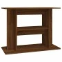 Engineered wood aquarium support brown oak 80x35x60 cm by vidaXL, Aquarium supports - Ref: Foro24-833582, Price: 52,08 €, Dis...