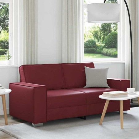 Sillón sofá Rojo vino 180 x 78 x 84 cm Cuero artificial