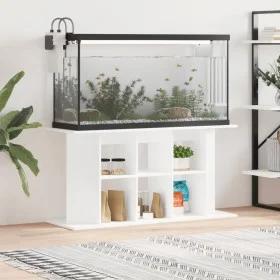 Aquarienhalter aus Holzwerkstoff weiß 120x40x60 cm von vidaXL, Aquarium unterstützt - Ref: Foro24-833591, Preis: 71,38 €, Rab...