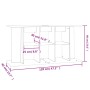 Aquarienhalter aus Holzwerkstoff weiß 120x40x60 cm von vidaXL, Aquarium unterstützt - Ref: Foro24-833591, Preis: 72,08 €, Rab...