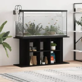 Black engineered wood aquarium support 120x40x60 cm by vidaXL, Aquarium supports - Ref: Foro24-833592, Price: 84,53 €, Discou...