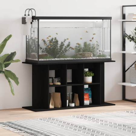 Black engineered wood aquarium support 120x40x60 cm by vidaXL, Aquarium supports - Ref: Foro24-833592, Price: 85,51 €, Discou...