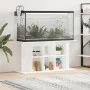 Aquarienständer Holzwerkstoff weiß glänzend 120x40x60 cm von vidaXL, Aquarium unterstützt - Ref: Foro24-833593, Preis: 75,70 ...