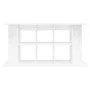 Aquarium support in white glossy engineered wood 120x40x60 cm by vidaXL, Aquarium supports - Ref: Foro24-833593, Price: 75,70...