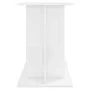 Aquarium support in white glossy engineered wood 120x40x60 cm by vidaXL, Aquarium supports - Ref: Foro24-833593, Price: 75,70...