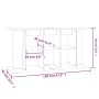 Aquarium support in white glossy engineered wood 120x40x60 cm by vidaXL, Aquarium supports - Ref: Foro24-833593, Price: 75,70...