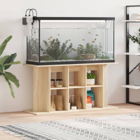 Soporte para acuario madera ingeniería roble Sonoma 120x40x60cm von vidaXL, Aquarium unterstützt - Ref: Foro24-833594, Preis:...