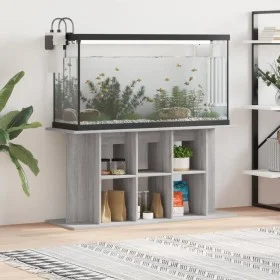 Concrete gray engineering wood aquarium support 120x40x60 cm by vidaXL, Aquarium supports - Ref: Foro24-833595, Price: 73,60 ...