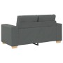 Sofá Loveseat gris oscuro 120 cm de tela