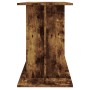Engineered wood aquarium support smoked oak 120x40x60 cm by vidaXL, Aquarium supports - Ref: Foro24-833596, Price: 90,81 €, D...