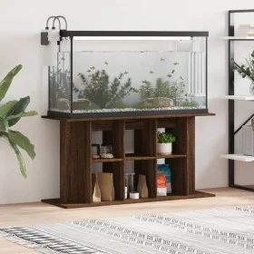 Aquarium support engineered wood oak brown 120x40x60 cm by vidaXL, Aquarium supports - Ref: Foro24-833598, Price: 84,52 €, Di...