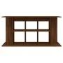 Aquarium support engineered wood oak brown 120x40x60 cm by vidaXL, Aquarium supports - Ref: Foro24-833598, Price: 84,52 €, Di...