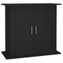 Schwarze Aquariumhalterung aus Holzwerkstoff, 81 x 36 x 73 cm von vidaXL, Aquarium unterstützt - Ref: Foro24-833600, Preis: 8...