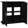 Schwarze Aquariumhalterung aus Holzwerkstoff, 81 x 36 x 73 cm von vidaXL, Aquarium unterstützt - Ref: Foro24-833600, Preis: 8...