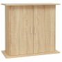 Aquariumhalterung aus Holzwerkstoff, Sonoma-Eiche, 81 x 36 x 73 cm von vidaXL, Aquarium unterstützt - Ref: Foro24-833602, Pre...