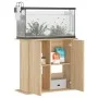 Soporte para acuario madera ingeniería roble Sonoma 81x36x73 cm de vidaXL, Soportes para acuarios - Ref: Foro24-833602, Preci...