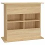 Soporte para acuario madera ingeniería roble Sonoma 81x36x73 cm de vidaXL, Soportes para acuarios - Ref: Foro24-833602, Preci...