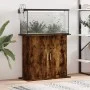 Soporte de acuario madera ingeniería roble ahumado 81x36x73 cm de vidaXL, Soportes para acuarios - Ref: Foro24-833604, Precio...