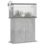 Aquarium support in gray engineered wood concrete 81x36x73 cm by vidaXL, Aquarium supports - Ref: Foro24-833603, Price: 98,59...
