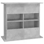 Aquarium support in gray engineered wood concrete 81x36x73 cm by vidaXL, Aquarium supports - Ref: Foro24-833603, Price: 98,59...