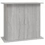 Soporte para acuario madera ingeniería gris Sonoma 81x36x73 cm de vidaXL, Soportes para acuarios - Ref: Foro24-833605, Precio...