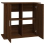 Oak brown engineered wood aquarium support 81x36x73 cm by vidaXL, Aquarium supports - Ref: Foro24-833606, Price: 103,36 €, Di...