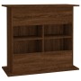 Oak brown engineered wood aquarium support 81x36x73 cm by vidaXL, Aquarium supports - Ref: Foro24-833606, Price: 103,36 €, Di...